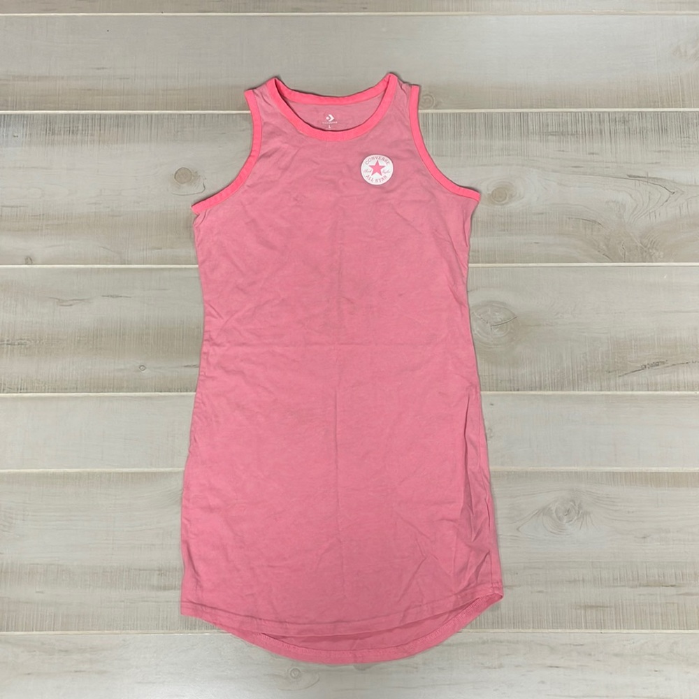 Converse hot pink tank dress girl size large